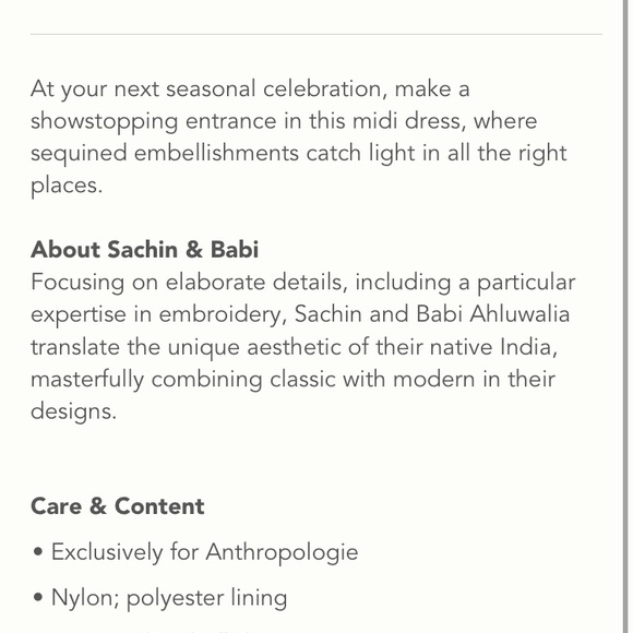 Anthropologie by Sachin & Babi Col sequined dress. - Picture 8 of 10